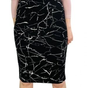 Vintage 90 skirt Velvet Burnout Abstract Celestial Strike Firework Goth M